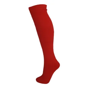 11" Tube Ski Sock - Red