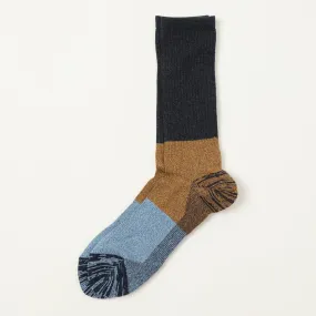 Anonymous Ism MOC Pile Crew Socks - Navy Melange