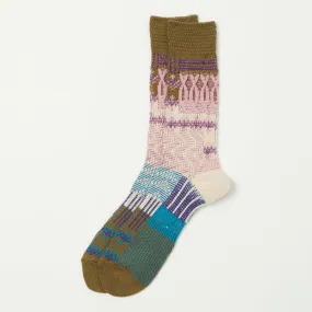 Anonymous Ism Multi Links JQ Crew Socks - Khaki