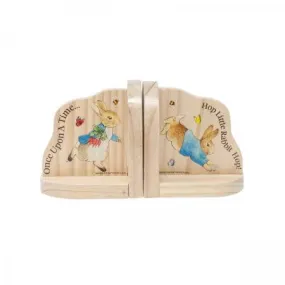 Beatrix Potter Wood Bookends