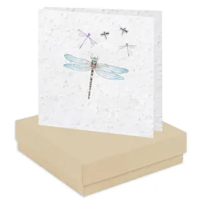 Boxed Dragonfly Plantable Seed Earring Card