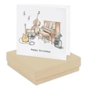 Boxed Earring Card Happy Birthday Musical Card