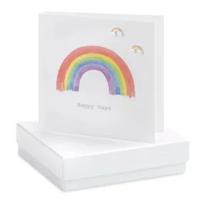 Boxed Earring Card Rainbow