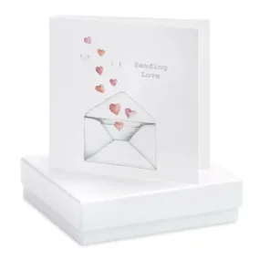 Boxed Love Letter Earring Card