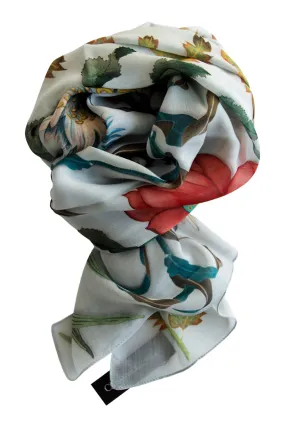 Cashmere scarf "Selam" Lacroix - agat grey