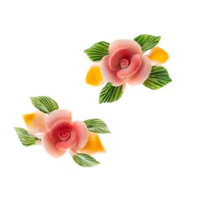 Ceramic Flower | Size : 50mm | 2Pcs