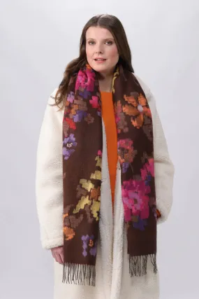 Fraas Pixel Flowers Cashmink Scarf