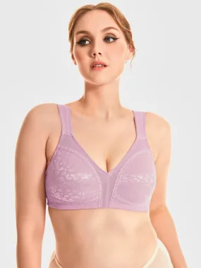 Full Coverage Minimizer Bra Wirefree Non Padded Light Purple