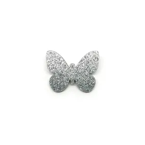 Glittery Butterfly Laser Cut Acrylic Brooch Pin