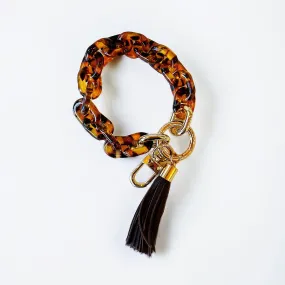 Jumbo Chain Cheetah Keychain